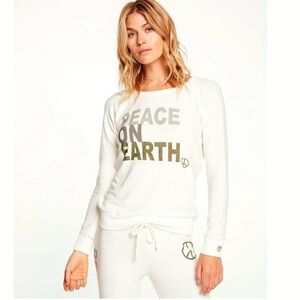 Chaser Cream 'Peace On Earth' Sweatshirt